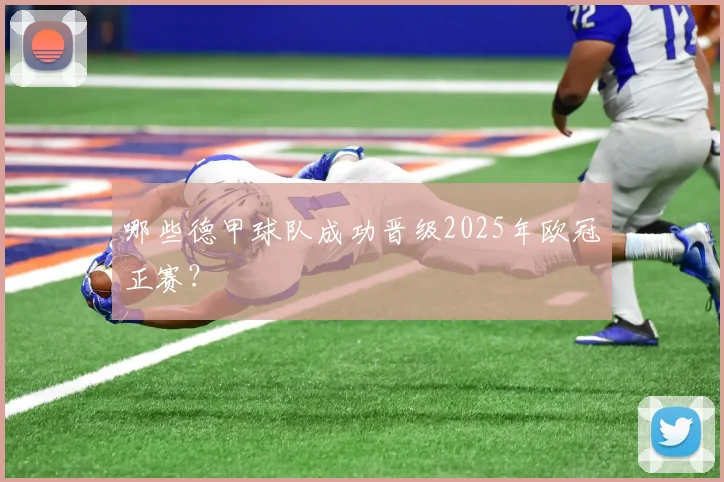 哪些德甲球队成功晋级2025年欧冠正赛？